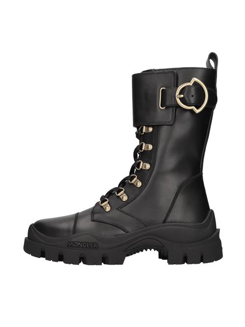 Scarponcini Larue Buckle in pelle MONCLER | LARUE BUCKLENERO